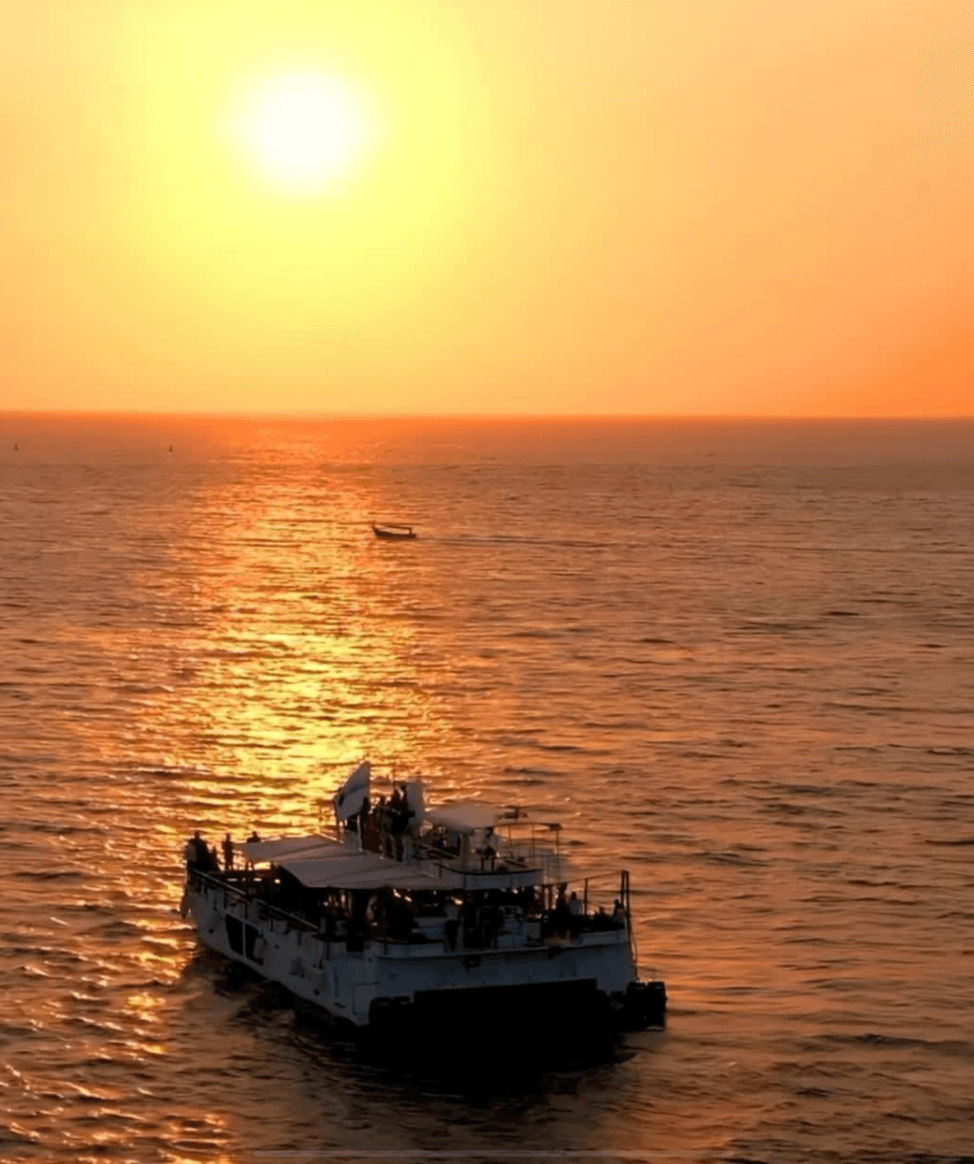 Catamarán flamante